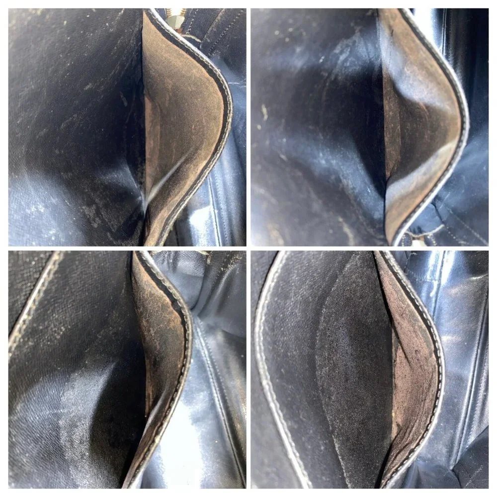 00450182# Louis Vuitton Business Bag Black Epi Noir - Picture 10 of 12